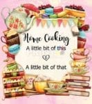 Home Cooking - A little bit of this A little bit of that Dishwasher Sticker