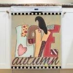 2448-love-autumn-prim-crow-autumn-dishwasher-magnet Love Autumn Prim Crow - Autumn Dishwasher Sticker