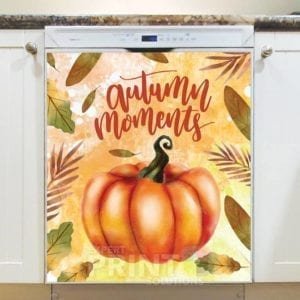Autumn Moments Pumpkin Dishwasher Sticker