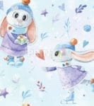 Christmas - Christmas Bunnies #2 Dishwasher Sticker