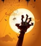 2485-zombie-hand Zombie Hand Dishwasher Sticker