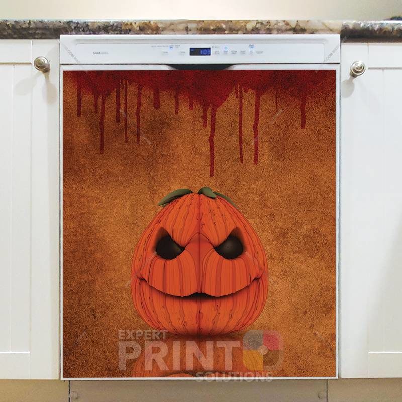 Bloodthirsty Pumpkin Dishwasher Sticker