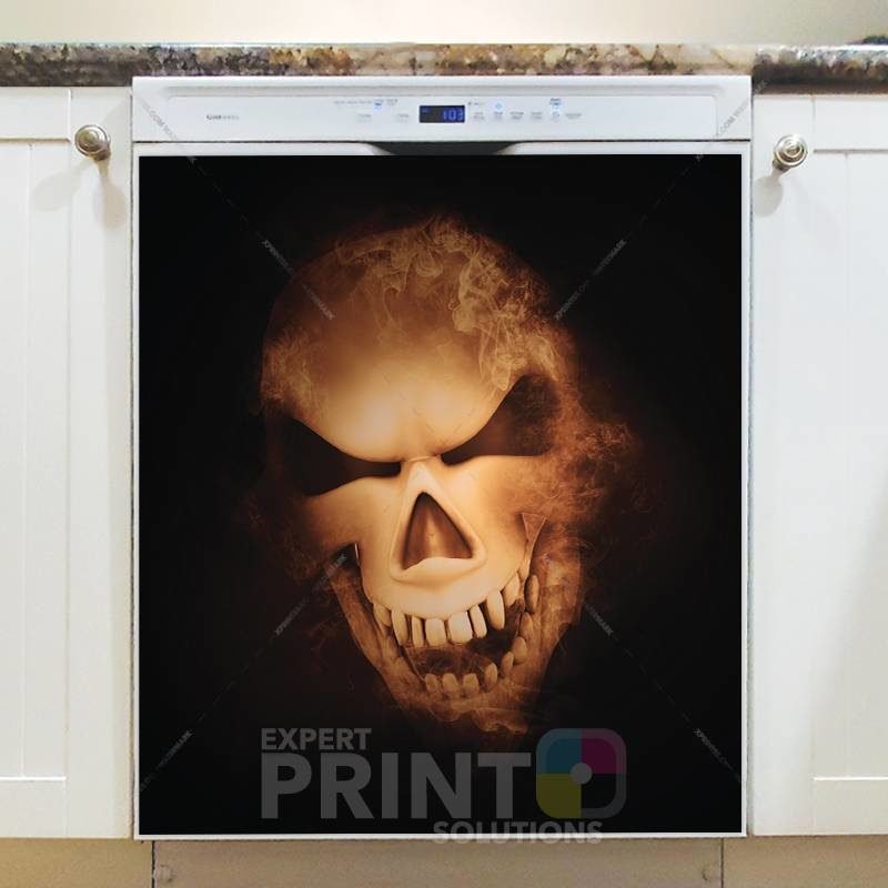 Laughing Demon Skull Dishwasher Sticker