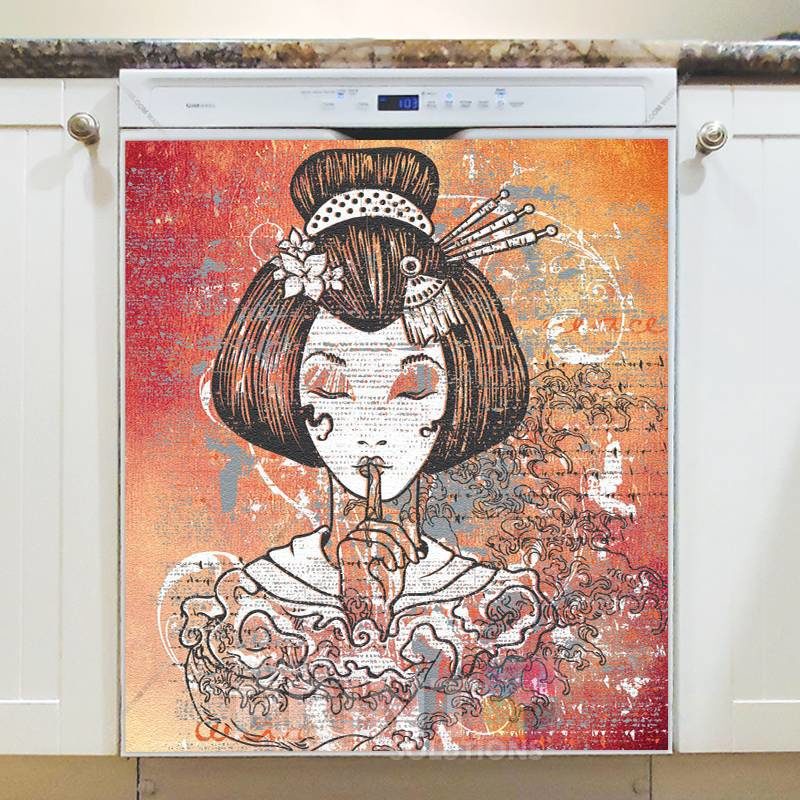 The Secret of Geisha Dishwasher Sticker