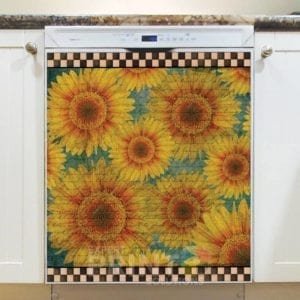 Beautiful Sunflowers #4 Dishwasher Sticker