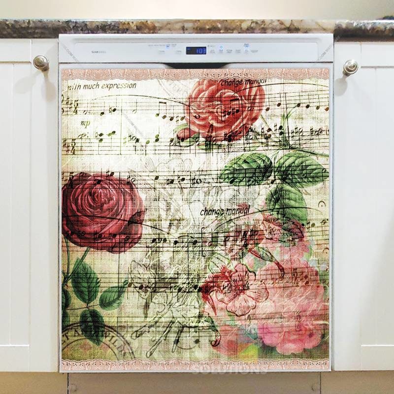 Song of Roses Dishwasher Sticker