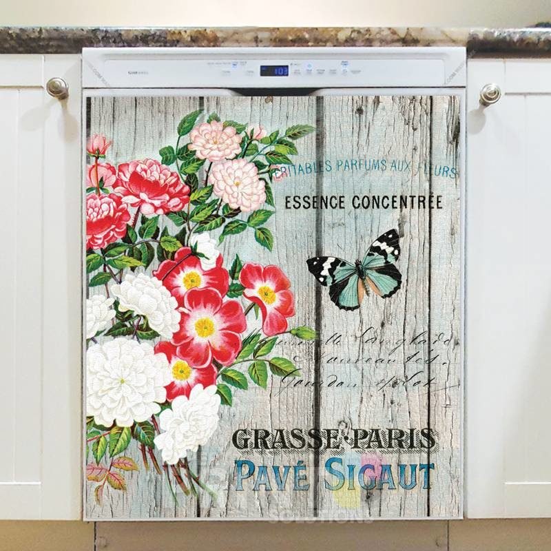 Shabby Chic Design - Grasse Paris Pave Sigaut Dishwasher Sticker