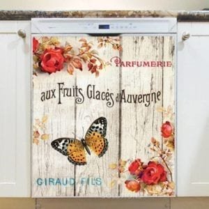 Shabby Chic Design - Parfumerie aux Fruits Glaces dAuvergne Dishwasher Sticker