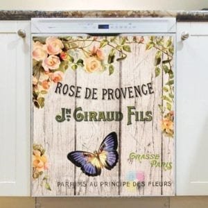 Shabby Chic Design - Rose de Provence Parfums au Principe des Fleurs Dishwasher Sticker