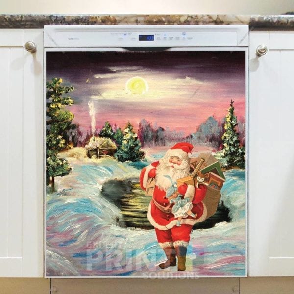2641-santa-is-coming-tonight-dishwasher-magnet Santa is Coming Tonight Dishwasher Sticker