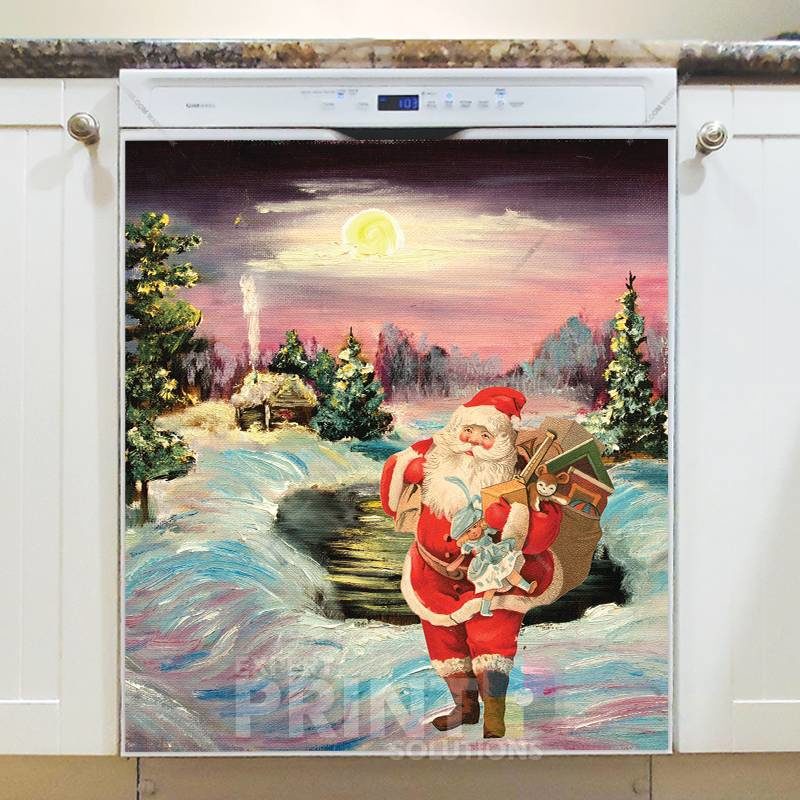 Santa is Coming Tonight Dishwasher Sticker