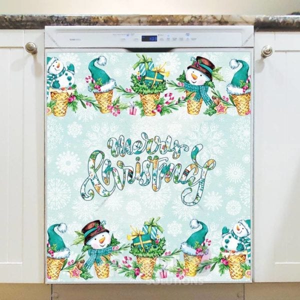 Let it Snow #4 - Merry Christmas Dishwasher Sticker