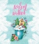 Let it Snow #5 - Warm Wishes Dishwasher Sticker