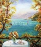 October Afternoon in the Lakehouse Dishwasher Sticker