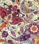 Beautiful Folk Ethnic Native Boho Paisley Design #1 Dishwasher Sticker