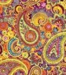 Beautiful Folk Ethnic Native Boho Paisley Design #16 Dishwasher Sticker