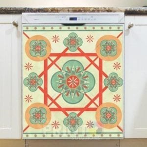 Beautiful Pastel Ethnic Bohemian Design #1 Dishwasher Sticker