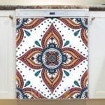 Beautiful Ethnic Bohemian Colorful  Mandala Design Dishwasher Sticker