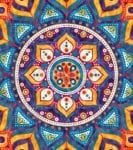 Beautiful Ethnic Native Boho Colorful Mandala Design #10 Dishwasher Sticker