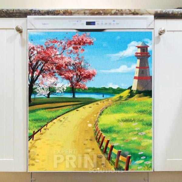 Seaside Holiday Dishwasher Sticker