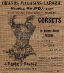 Farmhouse Burlap Pattern - Corset Maker in France Dishwasher Sticker