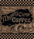 Farmhouse Burlap Pattern - Camp Coffee - Time Saver - Mersons' Camp Coffee - Your Morning Glory Dishwasher Sticker