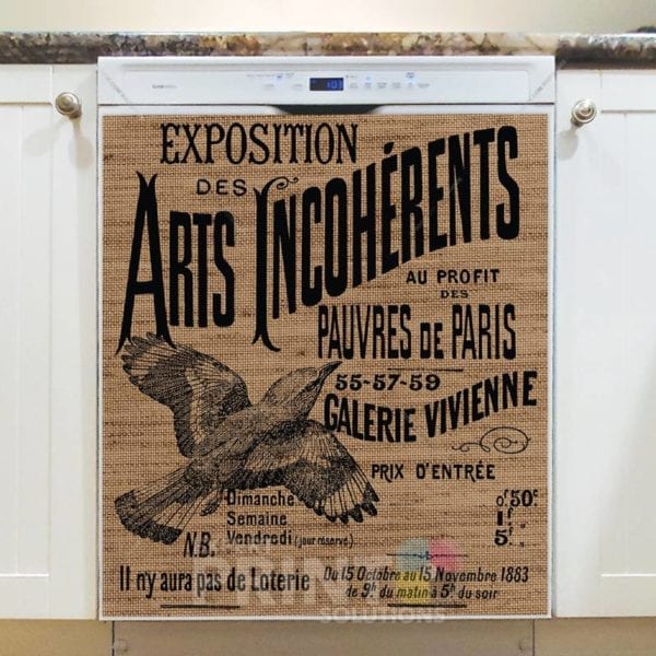 3116-farmhouse-burlap-pattern-gallery-poster-dishwasher-magnet Farmhouse Burlap Pattern - Gallery Poster Dishwasher Sticker