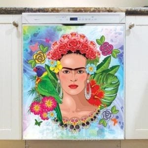 The Gorgeous Frida Kahlo Dishwasher Sticker