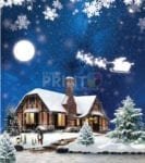 Christmas - Winter Night Dishwasher Sticker