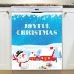 Christmas - Joyful Christmas Dishwasher Sticker