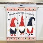 Christmas - Scandinavian Gnomes #5 - Gnome for the Holidays Dishwasher Sticker