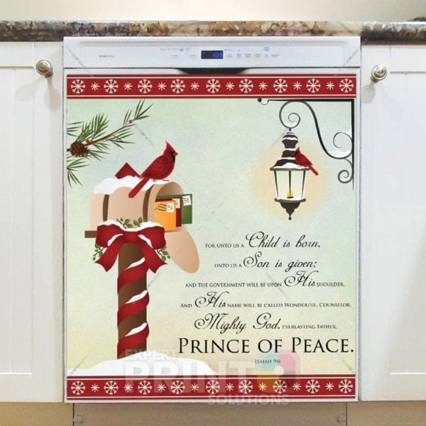 Christmas - Prince of Peace Dishwasher Sticker