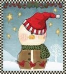 Christmas - Prim Country Christmas #69 Dishwasher Sticker