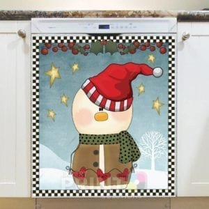 Christmas - Prim Country Christmas #69 Dishwasher Sticker