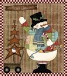 Prim Country Christmas #51 - Merry Christmas Dishwasher Sticker