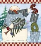 Christmas - Prim Country Christmas #40 Dishwasher Sticker