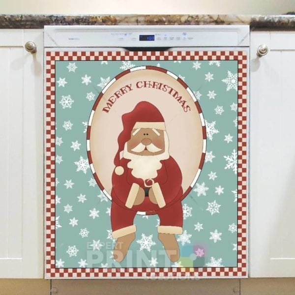 Prim Country Christmas #39 - Merry Christmas Dishwasher Sticker