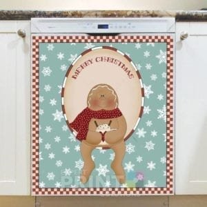 Prim Country Christmas #30 - Merry Christmas Dishwasher Sticker