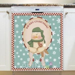 Prim Country Christmas #29 - Merry Christmas Dishwasher Sticker