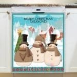 Prim Country Christmas #27 - Merry Christmas Everyone Dishwasher Sticker