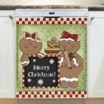 Prim Country Christmas #18 - Merry Christmas Dishwasher Sticker