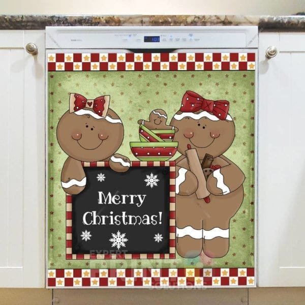 Prim Country Christmas #18 - Merry Christmas Dishwasher Sticker