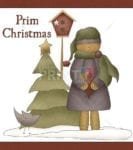 Christmas - Prim Country Christmas #3 Dishwasher Sticker
