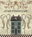 Primitive Country Folk Design #20 - Home Prim Home Dishwasher Sticker