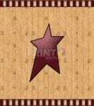 Primitive Red Barn Star Dishwasher Sticker