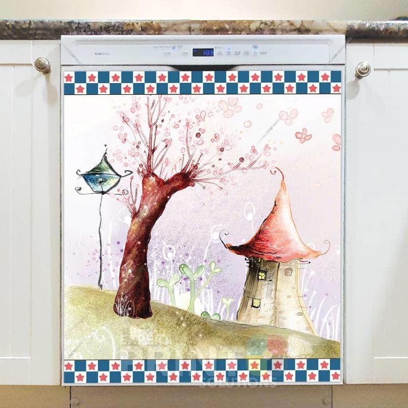 Spring in Elfland Dishwasher Sticker