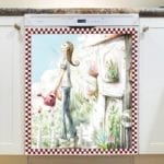 619-cute-little-garden-nature-dishwasher-magnet Cute Little Garden - Nature Dishwasher Sticker