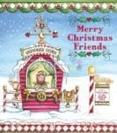 Christmas - Santa's Village #2 - Merry Christmas Friends - Reindeer Rides Dishwasher Sticker