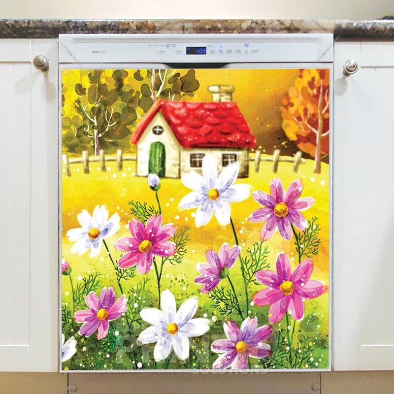 Little Cute Cottage Dishwasher Sticker