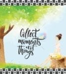 Collect Moments Not Things Dishwasher Sticker